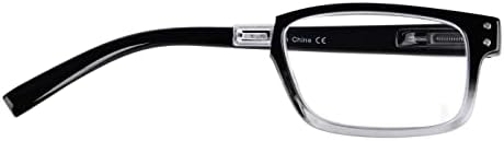 (Трябва да си купя и на двете очи) Черно-лявото око + 1,00 Очила за четене с различна якост за всяко око