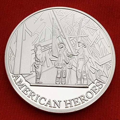 Септември 11.2001 Сувенир Американски герои Коллекционный подарък в памет на тези, които Сме загубили, сребърно