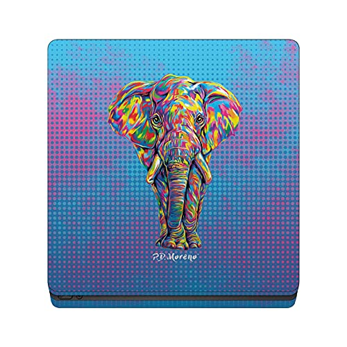 Дизайн на своята практика за главата С официален лиценз P. D. Moreno Elephant Animals II Vinyl Стикер Детска Стикер на кожата, която е Съвместима с конзолата на Sony PlayStation 4 PS4 Slim и кон?