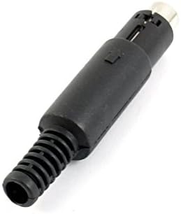 Аксесоари за аудио и видео Aexit Диаметър 5 мм, Черен Mini DIN, 7-Пинов Конектор с директен Вход, аудио жакове и Адаптери,