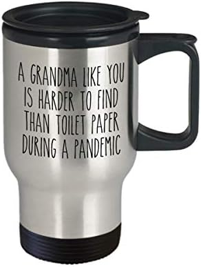 Такава баба, как Си, намери по-трудно, отколкото Чаша от Тоалетна хартия, Забавен Кафеена Чаша за Карантина на пътуване.