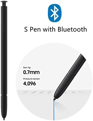 S23 Ultra S Pen (с поддръжка на Bluetooth) Замяна за Samsung Galaxy S23 Ultra Touch 5G S23 Стилус S23U S Pen + Сменяеми