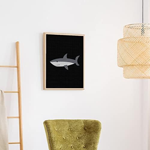 Мультяшная Акула Потребителски Комплекти За Диамант Живопис, Художествена Картина на Номера за Украса на Дома стени на