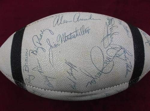 PSA/DNA 1959 Екипът на Балтимор Кольтс Подписа Автограф Футболен съюз Липскомб - Футболни топки С автографи