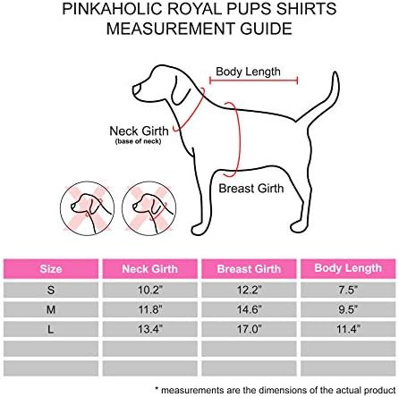 Тениска Pinkaholic New York на НАСА-TS7400-LE-S Royal Pups С кръгло деколте, Малка