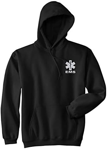 Облекло за Умни Хора EMS С Качулка, Мека Кърпа Със Светлоотразителен Логото, Спешна Медицинска Помощ, оказване на Първа