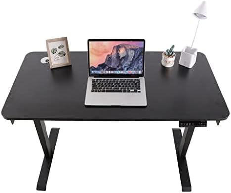 BHGBH компютърна маса за лаптоп на колела, електрически маса с регулируема височина, за офис, мебели за дома (цвят: D)