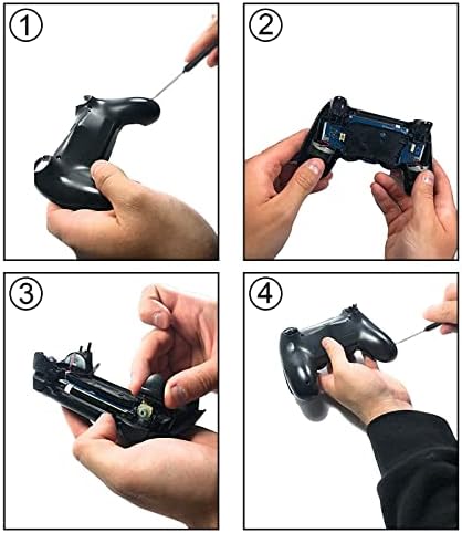 13шт стартера, L1, R1, L2, R2, Пружина и Отвертка, Дубликат Част, която е Съвместима с контролер PS4 Dual Sense,