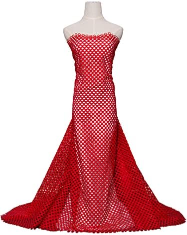 Африканска лейси плат KAJURUI, водорастворимая нигерийская гипюровая шнуровая плат, 5 ярда за шивашки на сватбена рокля