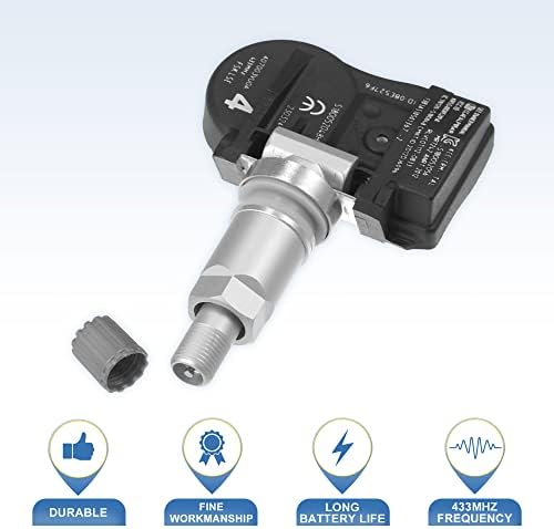 X AUTOHAUX 4шт 40700-3VU0A 40700-5663R Сензор, Система за контрол на налягането в гумите TPMS Датчик 433 Mhz за NISSAN