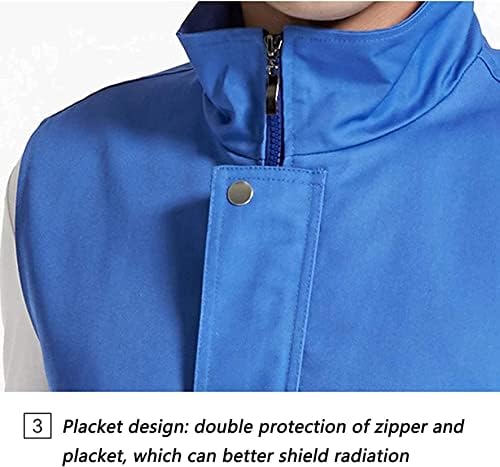 Работно Облекло, защищающая от електромагнитно излъчване UZOURI, 50% от Сребриста тъкан за защита от радиация