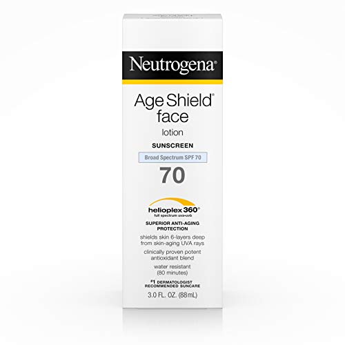 Neutrogena Age Shield Антиоксидантен крем за лице Слънцезащитен крем с широк спектър на действие SPF 70, Безмасляный