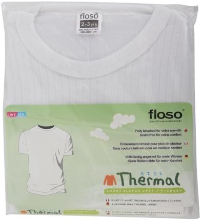 Floso® Детско бельо thermal; по-големите момчета /Детска Тениска с къс ръкав/Топ