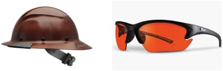 СИГУРНОСТ ПРИ ВЪЗХОД- (Комплект от 2-х)-Шлемове DAX FRP Natural HDF-15NG (всяка) и защитни очила Quest Black / Amber
