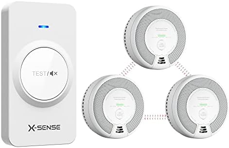 Безжична комбинирана аларма X-Sense SC06-W (3 броя) с дистанционно управление X-Sense