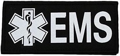 JFFCESTORE Светлоотразителни ленти EMS EMT, Тактически Медицински ленти с катарама на куката (Червен, 8,7 * 2,96 инча)