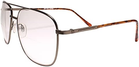 Квадратна Кафява Дограма Класически Реколта Бифокални Очила за четене 80-90-те години на 1.25
