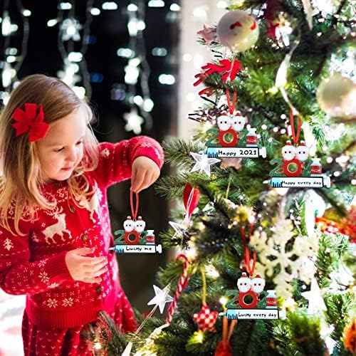 Коледен Орнамент Нов 2021 Семеен Комплект Коледни украси Коледна Елха, Висящи Украшение САМ Творческа Украса За