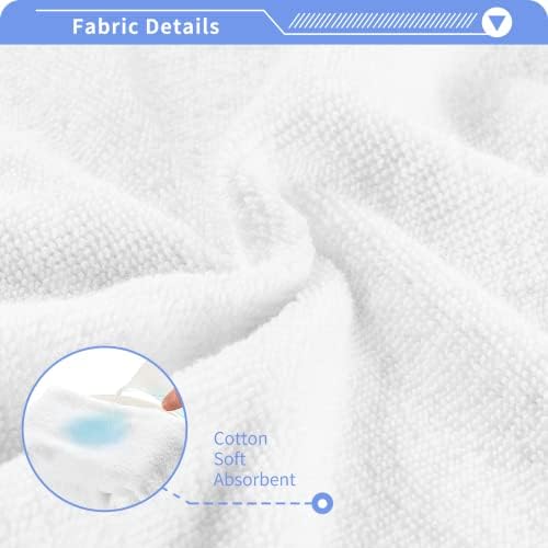 Комплект кърпички за миене на съдове ALAZA в клетка Снежинка - Опаковка от 6 Памучни Кърпички за лице, е добре Абсорбиращи