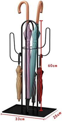 Метална Поставка за чадъри SHYPT Дизайн, Компактен за употреба за чадъри, Органайзер за входната врата (цвят: