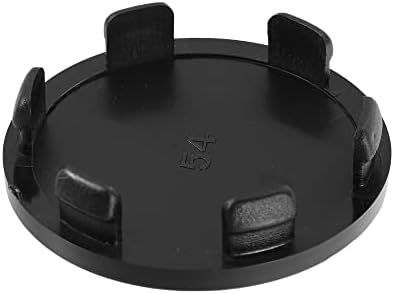 ACROPIX Диаметър 54 мм, 6 Скоби, Капачки за Централна Главината на Колелото, на Капака на колата, Черно - Опаковка