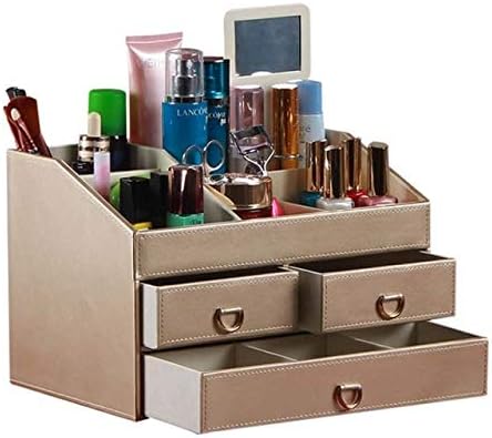 Anncus Чекмеджето За козметика Настолна Кутия За съхранение на Козметика от Отворен Тип, Дървен Контейнер за Подробности
