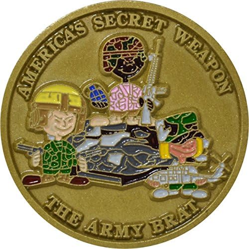 Монета на военното производство Армията на САЩ Brat Challenge Coin