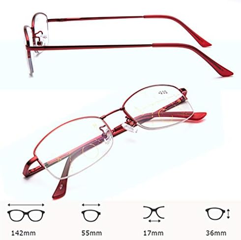 RXBFD Прогресивно Мультифокальные Очила за четене с блокиране на синя светлина, Стилни Дамски слънчеви Очила