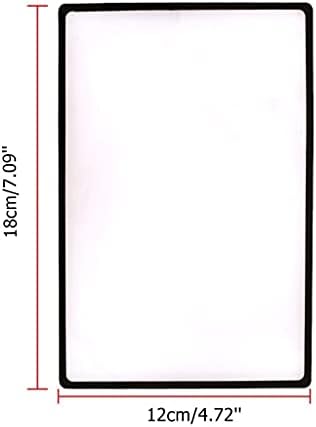 Увеличительный лист N/A 3-Кратна Тънка Лупа-Лупа за Четене на Малки Карти и книги 18x12 см