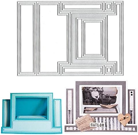 ALIBBON Щанцоване под формата на 3D-карти за направата на картички и scrapbooking, Изскачащи Форми За рязане на метални