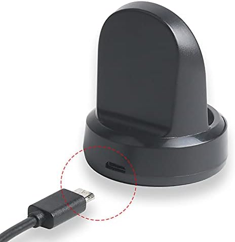 Зарядно Устройство за зареждане на часа, с Док-станция, Сменное Зарядно Устройство с 60 см и USB Кабел за Samsung Galaxy Gear