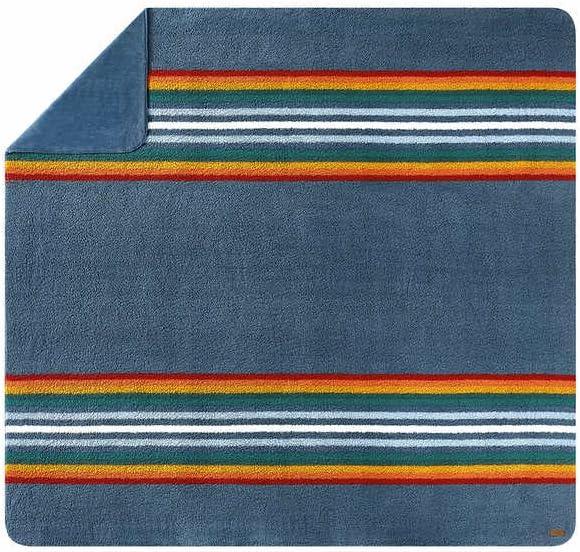Флисовое одеяло от шерпи Pendleton Oeko-Tex (Serape Stripe, Queen (САЩ стандарт))