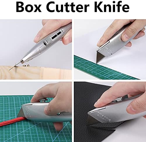 Прибиращ се нож за нарязване на ножове САМ SELF 2 и нож за нарязване на картонени кутии 100 опаковки
