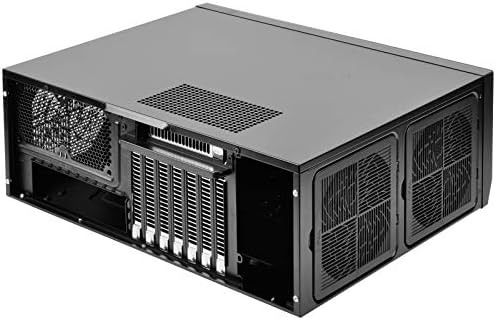 Компютърен корпус за домашно кино SilverStone Technology (HTPC), с дизайн от изкуствена алуминий за дънни платки ATX / Micro-ATX и нови фронтален USB порт Type C (GD09B-C)