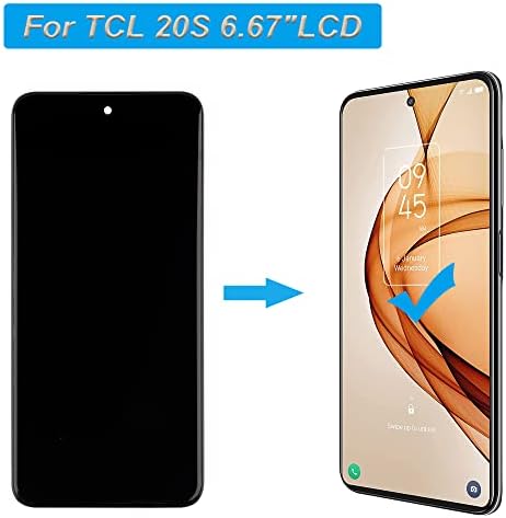 E-yiiviil LCD дигитален дисплей, Съвместим с TCL 20S T773O 6,67LCD дисплей с докосване на екрана в колекцията