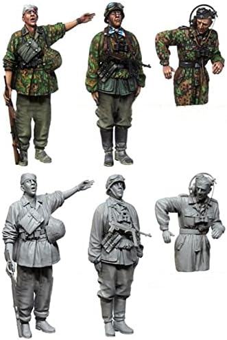 1/35 Комплект от фигури на германски войник-tankman на Втората световна война от смола, Мини колекция от модели от смола // Pq0-85