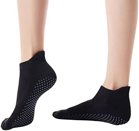 UTTPLL Чорапи с Превземането на Жените И Мъжете, Нескользящие Чорапи за Пилатес, Меки Чорапи За Йога, Болнични Нескользящие