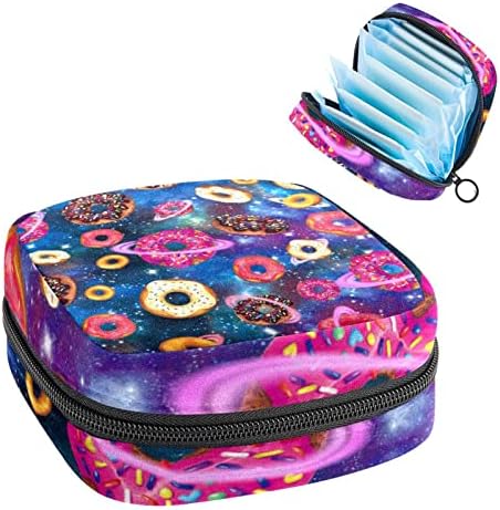Чанта за съхранение на Хигиенни Кърпички ORYUEKAN, Преносими Многократна употреба Менструални Тампони джоб, Чанта за Съхранение на Тампони за Жени И Момичета, Космиче?