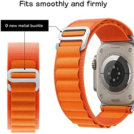 Въжета Alpine Loop, Съвместими с каишка Samsung Galaxy Watch 3 45 мм, спортен найлонов ремък Solo Loop с диаметър 22 мм с