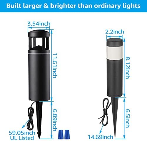LEONLITE 8-Пакет LED ниско напрежение улични осветителни тела, уникален комплект светлата част на цифра със 100-футовым