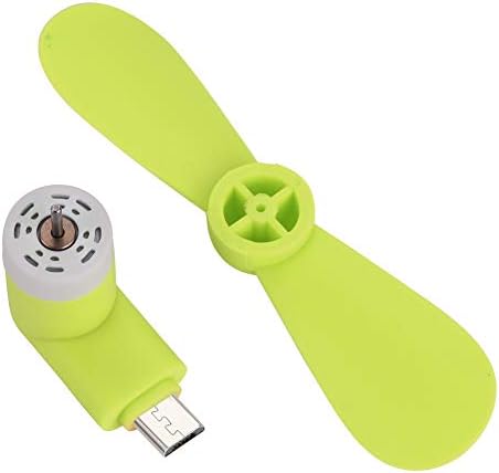 ALREMO HUANGXING - USB вентилатор, удобен за носене, Ръчно микро-вентилатор Преносим USB вентилатор, лесен за реклама в полза на дружеството (синьо) (Цвят: зелен)