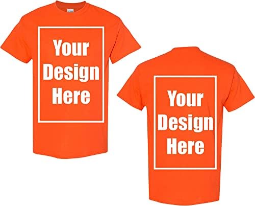 Добавете Вашия Собствен Текстов дизайн, Само на Персонални Тениска за възрастни Отпред и отзад Tee