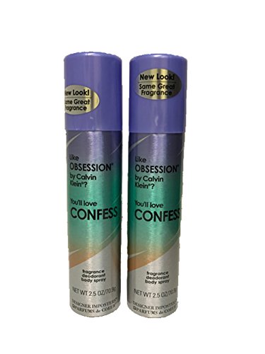Парфюмированный Дезодорант-спрей за тяло Parfums De Coeur Confess Fragrance Унция 2.5 / 75 Мл за Жени (опаковка от