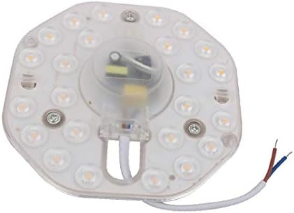 X-DREE 3шт AC185-265V T-12W led лампа с кръгла форма, вентилатор на оптични лещи 24 светодиода 3000 До (3шт