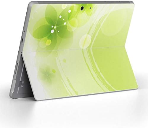 стикер igsticker за Microsoft Surface Go/Go 2, Ультратонкая Защитен Стикер за тялото, Скинове 001800, Цвете Брашно, Зелен