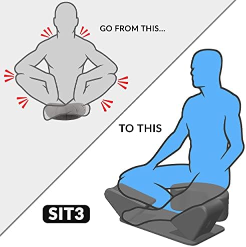 Поролоновая Възглавница За седалка за Медитация за Йога Ungloo SIT3, Анкерни Блокове за бедрата и Коленете, Облицовки