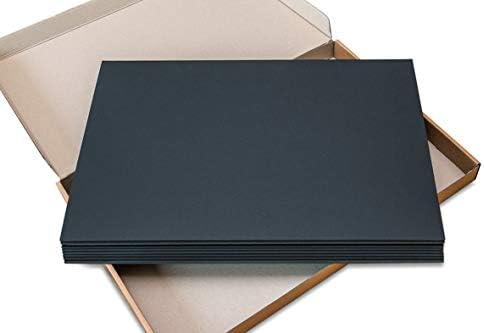 Дъска от черен стиропор Union Premium 24 x 36 x3/16 см, 10 броя в опаковка: Матирано покритие с висока плътност за професионална