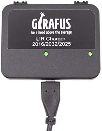 Зарядно устройство Girafus 2032 2025 / за акумулаторна кнопочной батерии / Сменете и зареждане на Акумулаторни батерии CR2032 CR2025 CR-> Зарядно устройство за Литиево-йонни батер