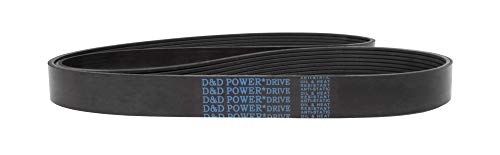 Преносимото колан D&D PowerDrive 4PJ813 Метрического стандарт, напречното сечение на J-образен ремък, Дълъг 32 инча,