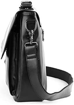 BZLSFHZ Мъжки Дизайнерска чанта през рамо от естествена кожа, Чанта, чанти от Кожа на колана през рамото си (Цвят: D,